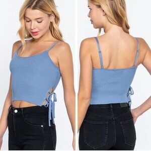 🆕 Blue Sweater Knit Tank Top
